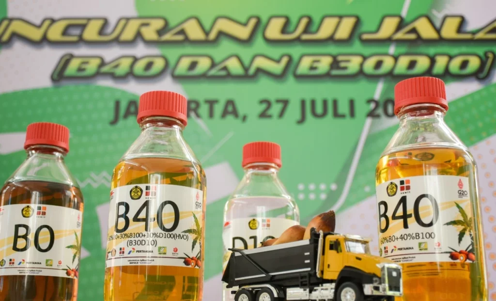 ilustrasi program mandatori biodiesel b40 