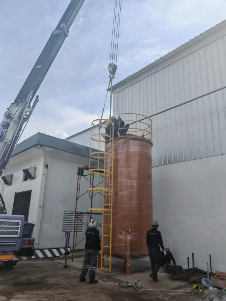 tangki solar tutup cembung jaya tank tampak depan